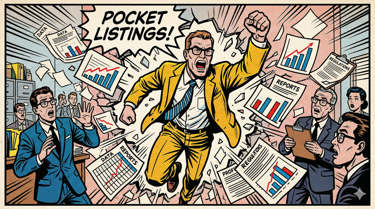 A Neutral Economics Study on Pocket Listings