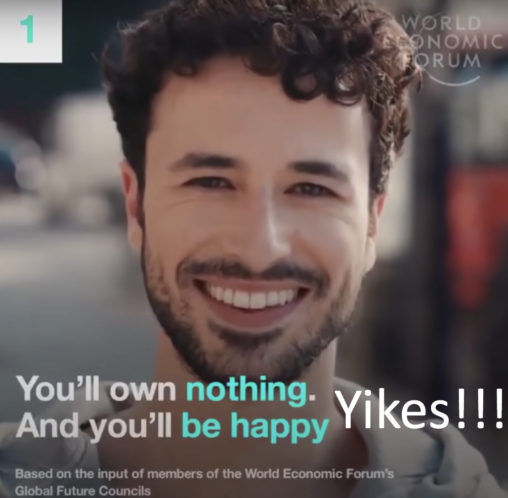 You'll Own Nothing and You'll Be Happy...Yikes