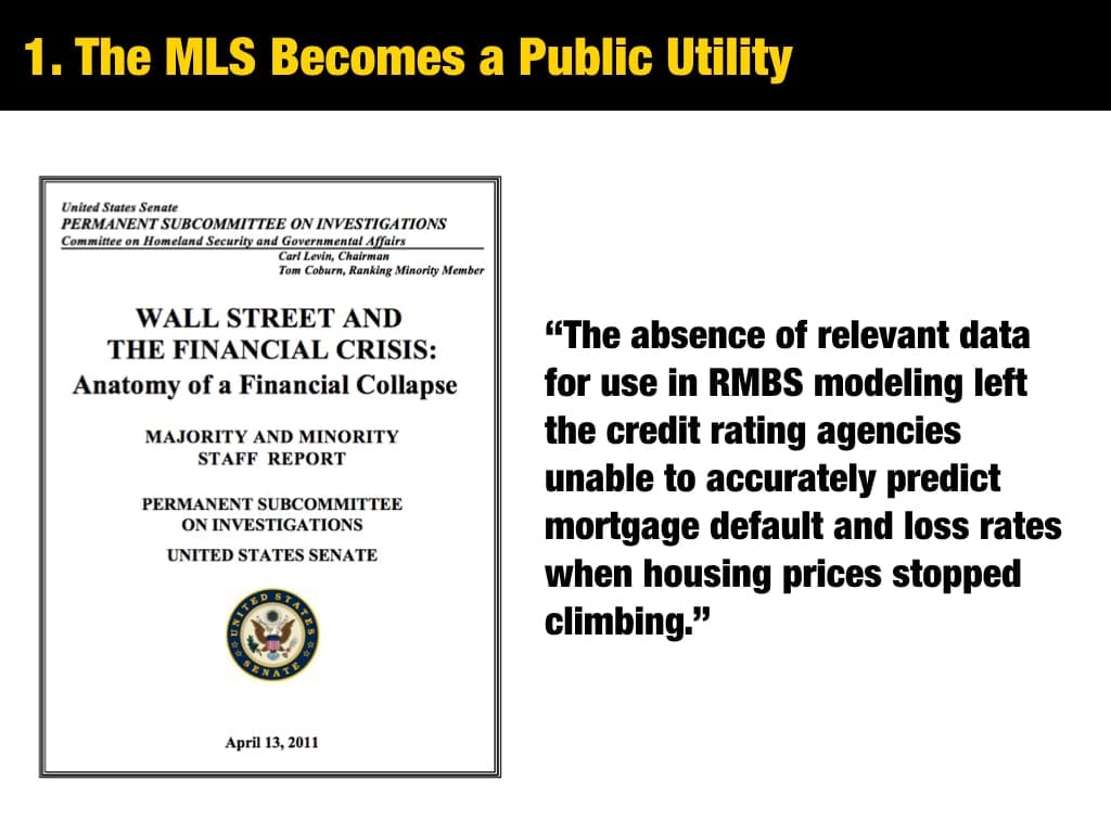 Data Manipulation in the MLS is a Must Fix Issue